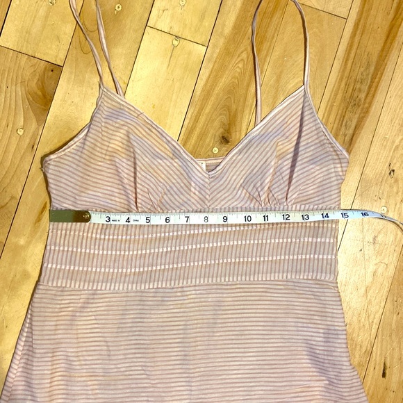 Urban Outfitters Sparkle & Fade pink striped chemise, size M - Picture 7 of 10